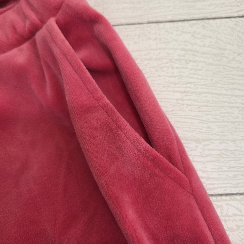 Juicy Couter Hot Pink Velour Jumpsuit | Y2K Lounge Set Piece Size Medium - Picture 7 of 7